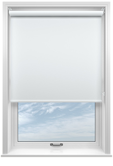 Trinity (FR Blackout), Silk White - Roller Blind